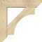 Ekena Millwork Westlake Slat Rough Sawn Bracket w/ Offset Brace, Douglas Fir, 6"W x 24"D x 24"H BKT0604X24X24WTL06RDF - alternate 3